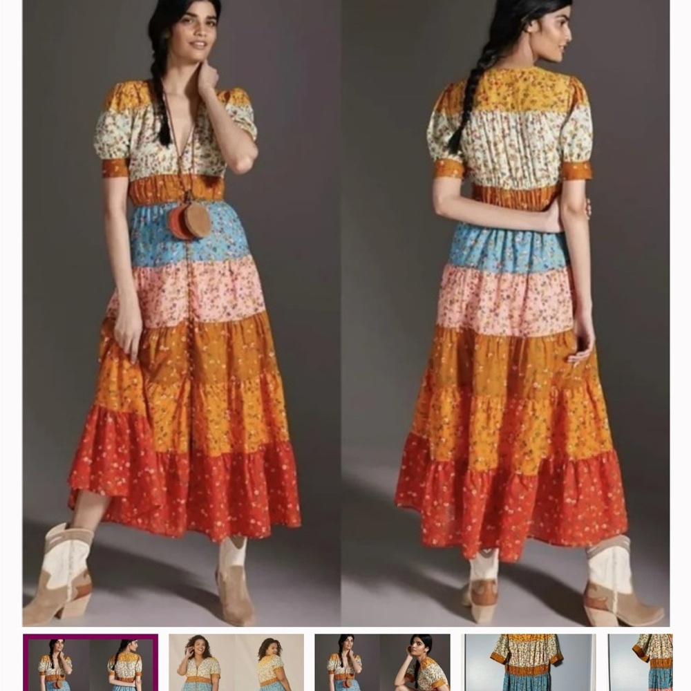 Colorful Bohemian Maxi Dress